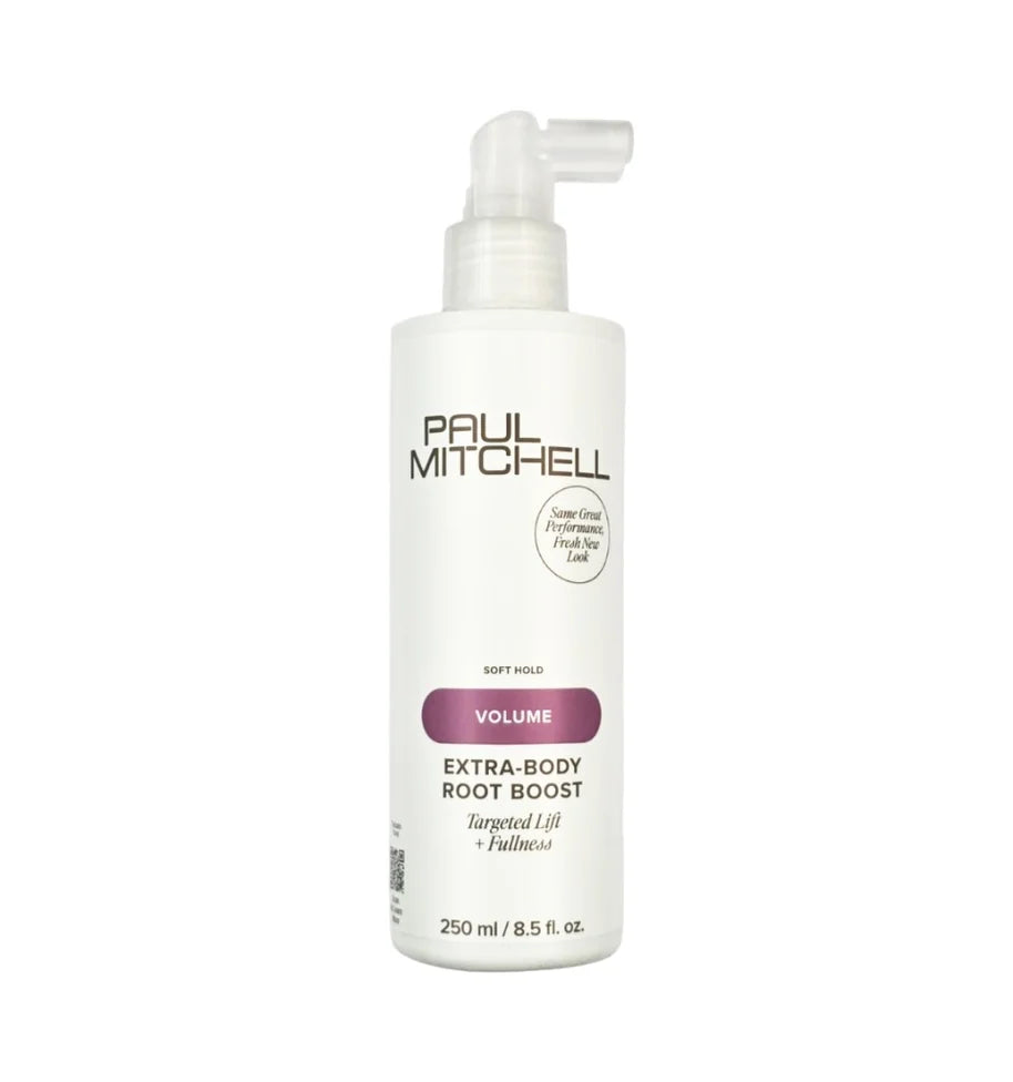 Skystos putos suteikiančios plaukams apimties Paul Mitchell Extra Body Boost 250ml
