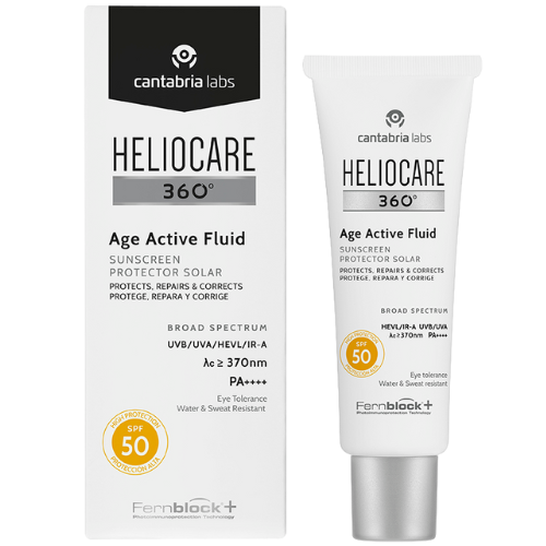Heliocare Age Active Lengvas Fluidas Nuo Saulės Brandžiai Odai