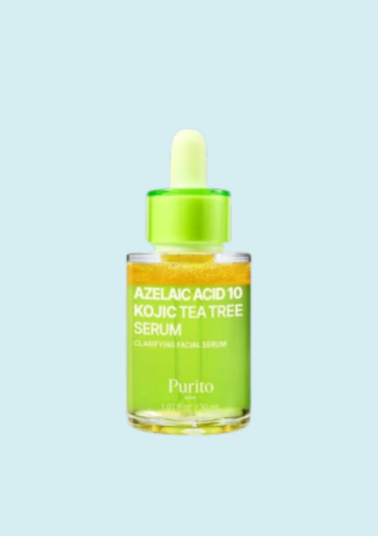 Purito Azelaic Acid 10 Kojic Tea Tree Su Bėrimais Kovojantis Serumas