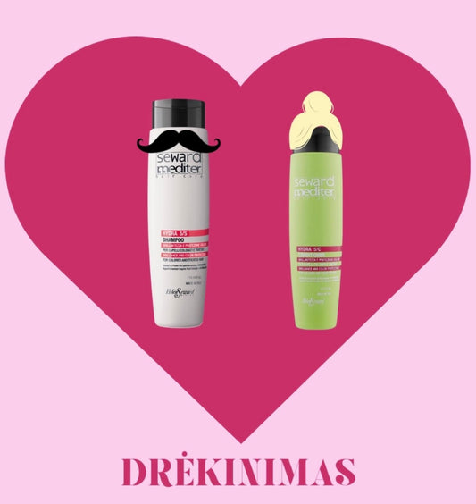 Šventinis Helen Seward Mediter Hydra rinkinys plaukams (šampūnas ir kondicionierius po 300ml)