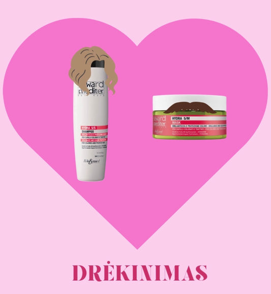 Šventinis Helen Seward Mediter Hydra rinkinys plaukams (šampūnas 300ml ir kaukė 300ml arba 75ml)